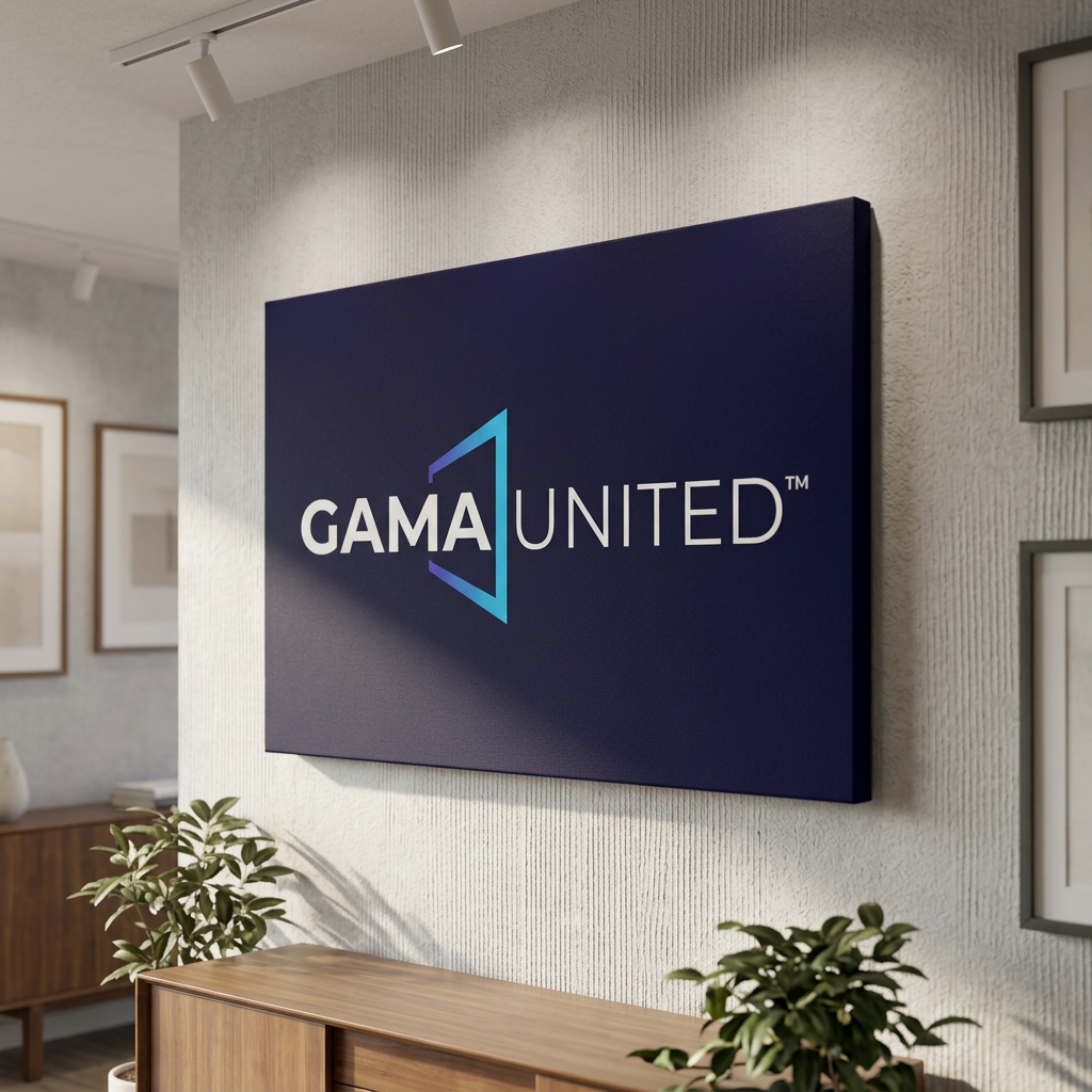 Canvas print sa logotipom — Gama United